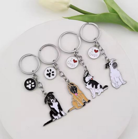 Cartoon Dog - Multi-Breed Keychain