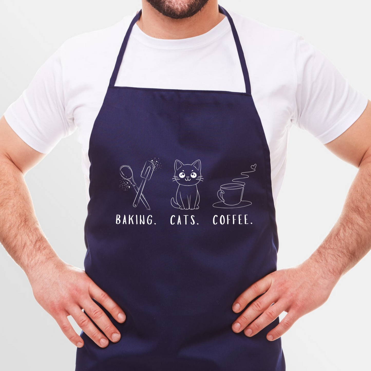 Baking, Cats, Coffee - Apron