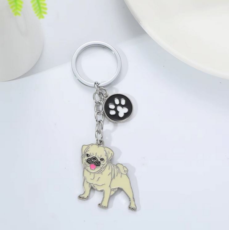 Cartoon Dog - Multi-Breed Keychain