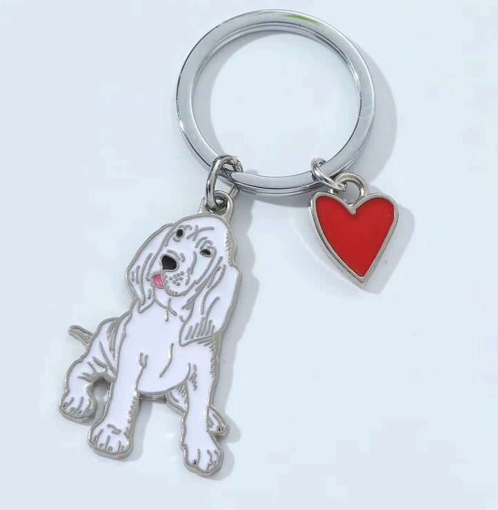 Cartoon Dog - Multi-Breed Keychain