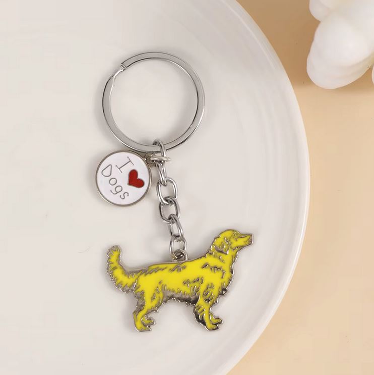 Cartoon Dog - Multi-Breed Keychain