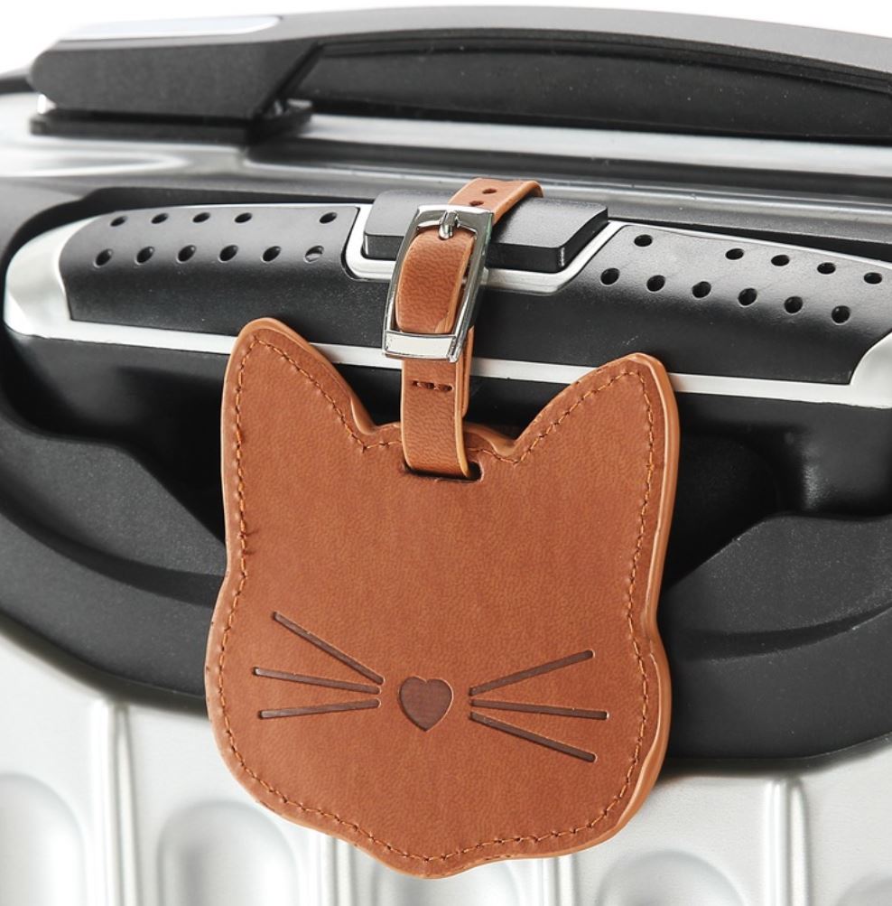 Cat Face Luggage Tag