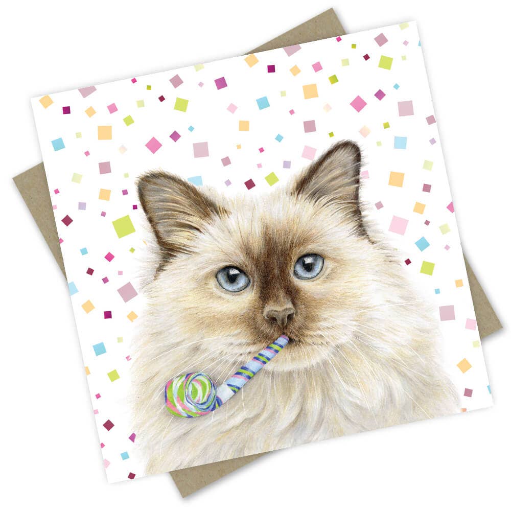 Luna the Birman Cat - Gift Card