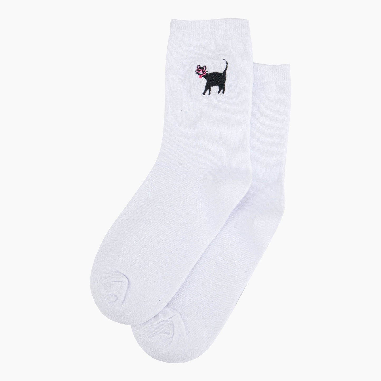 Black Cat - Women's Cotton Socks