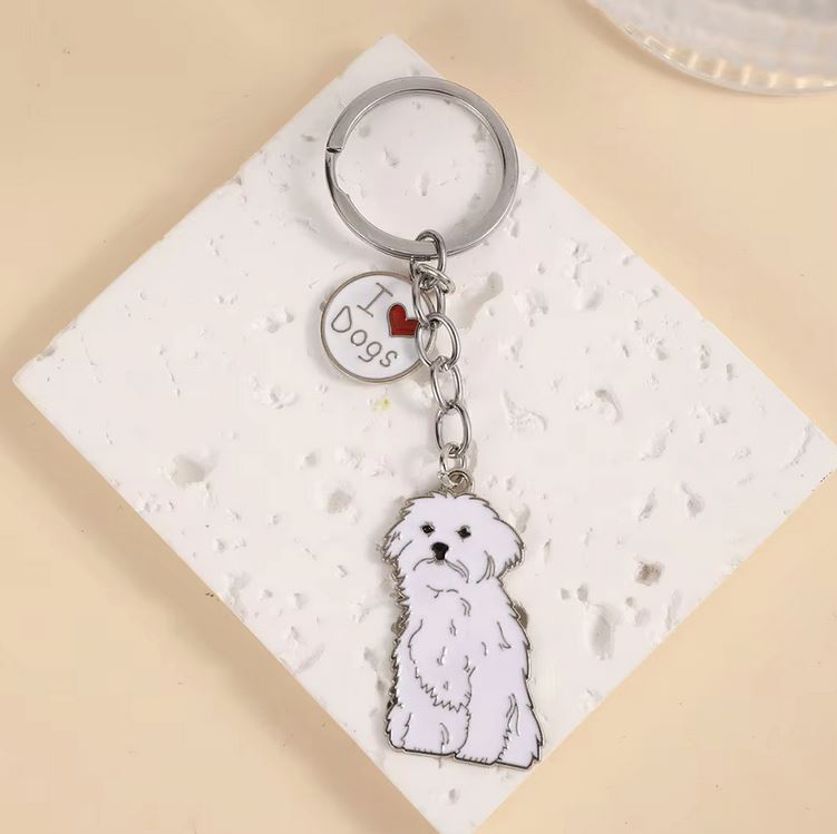 Cartoon Dog - Multi-Breed Keychain