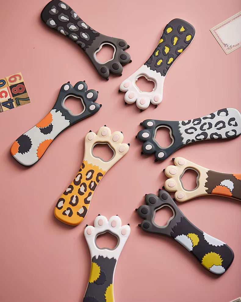 Cat Paw Bottle Opener & Fridge Magnet