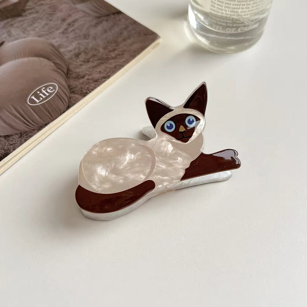 Cat Hair Claw Clips