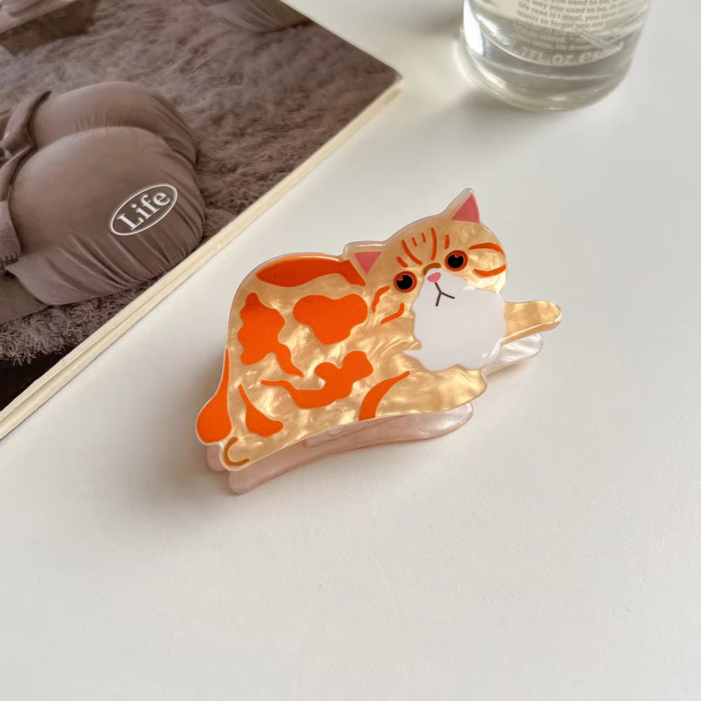 Cat Hair Claw Clips