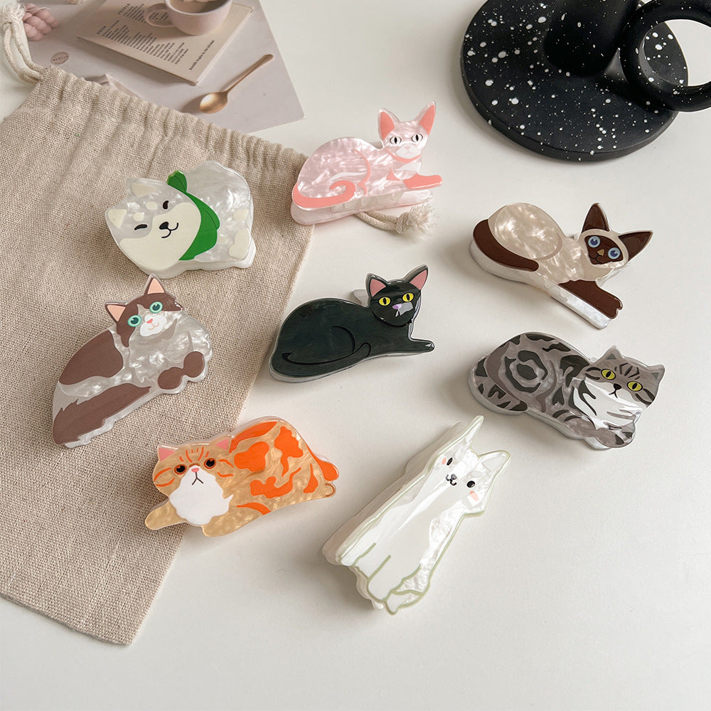 Cat Hair Claw Clips