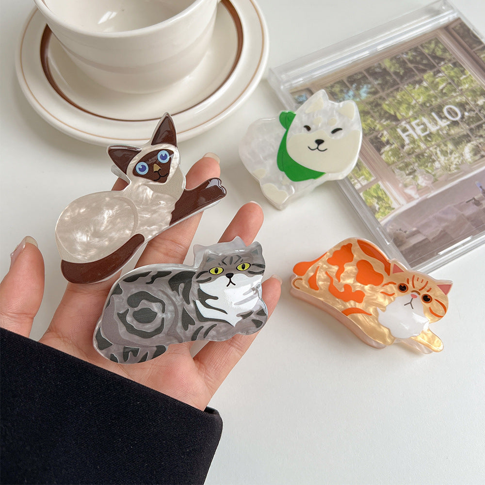 Cat Hair Claw Clips