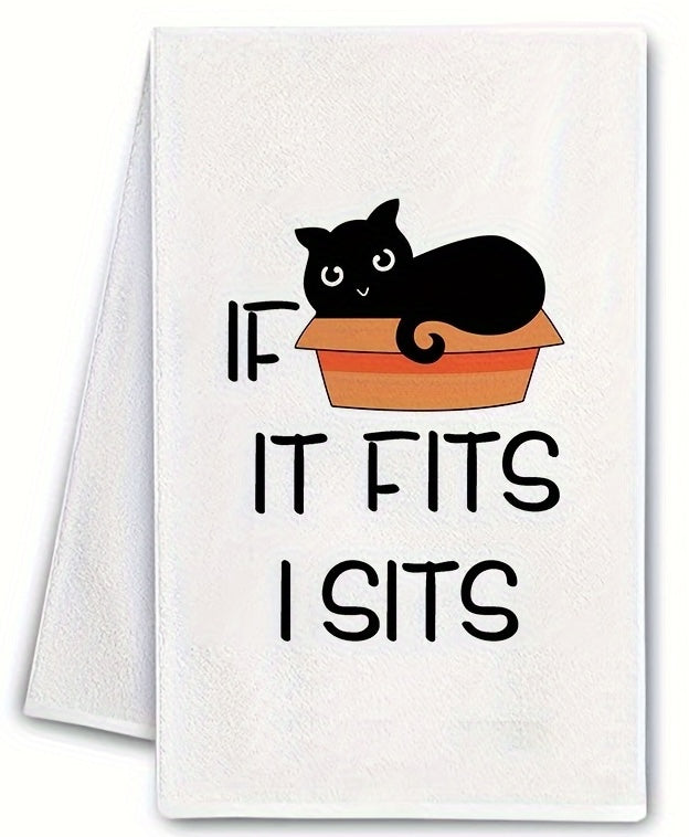 Cat Themed Microfibre Kitchen Tea Towel