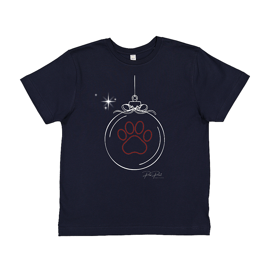 Paw Bauble Christmas - Kids T-shirt