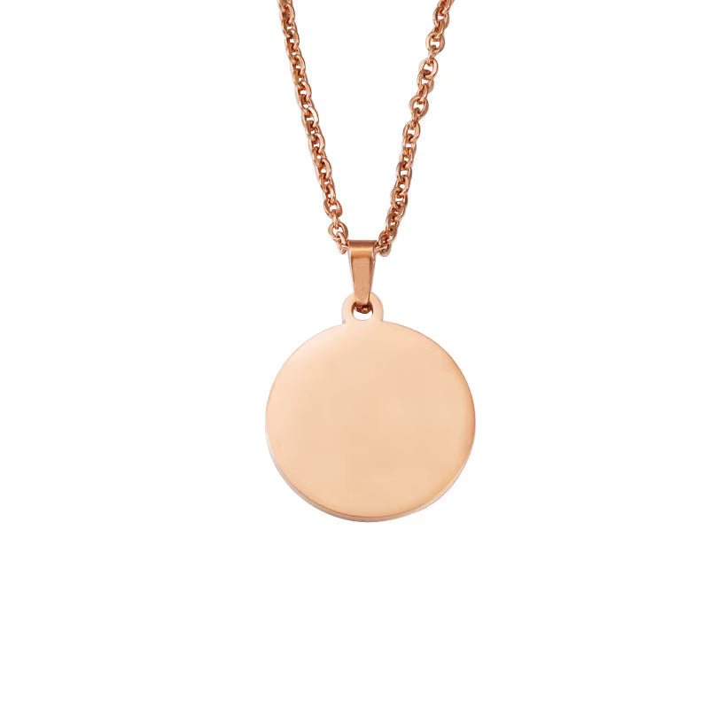 Custom Engraved Pendant Necklace