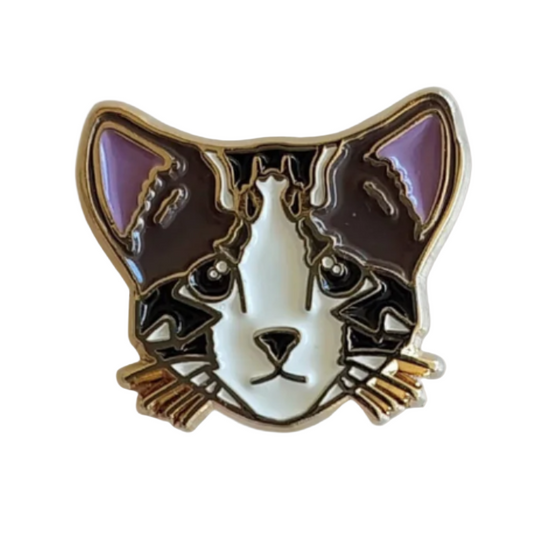 Tabby Cat - Enamel Lapel Pin