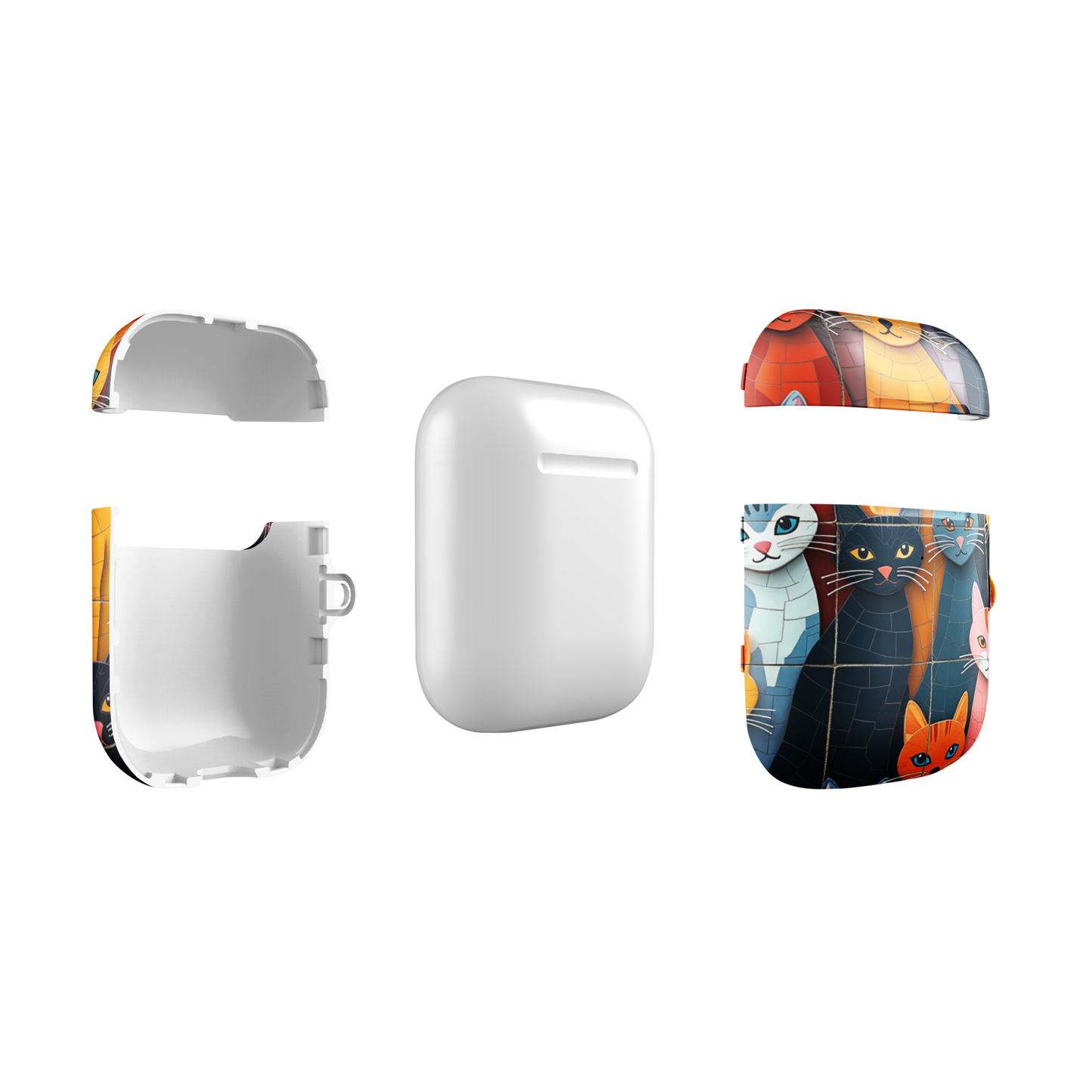 Mosaic Cats - Apple AirPodsĀ® Case