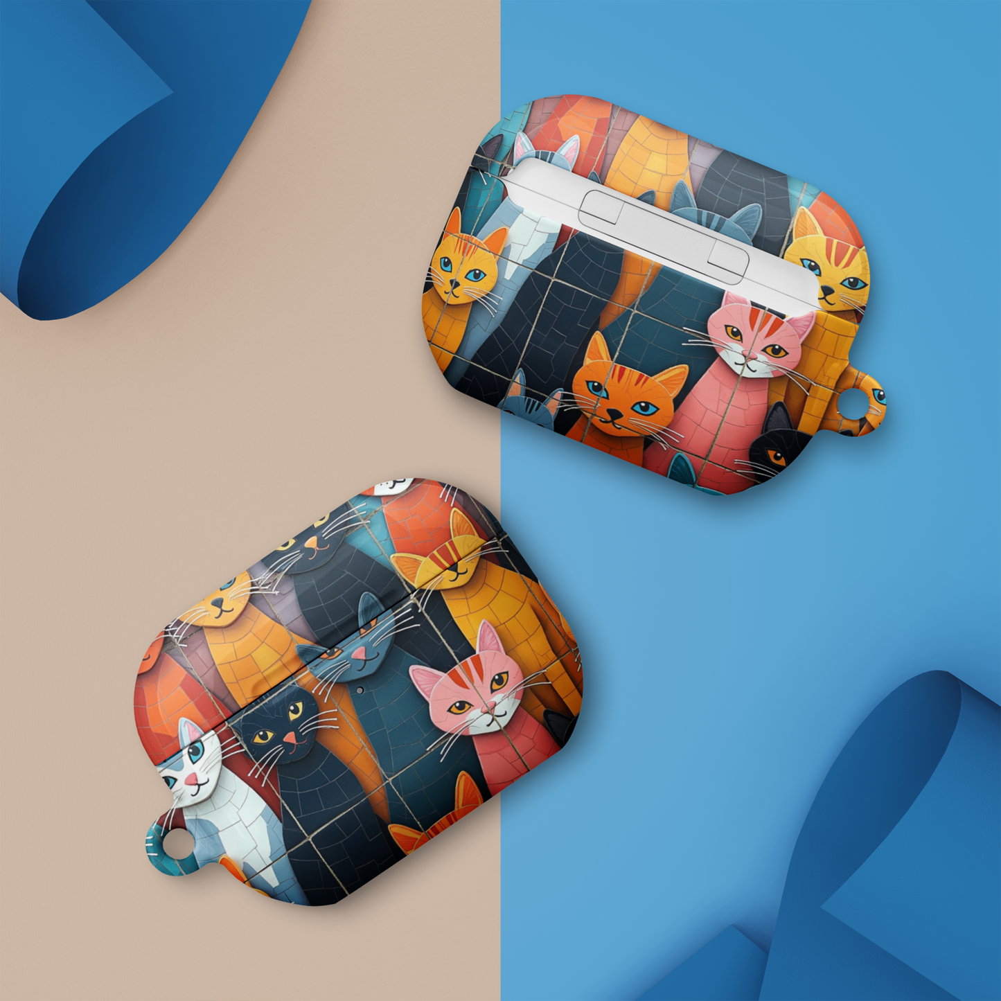 Mosaic Cats - Apple AirPodsĀ® Case