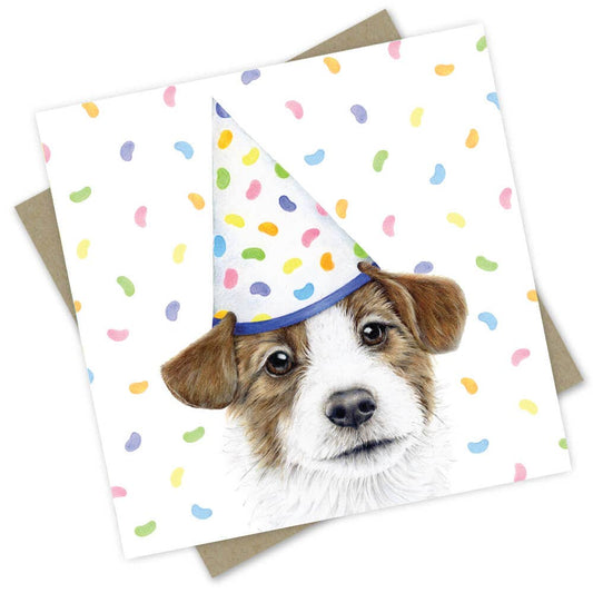 Jellybean Jack Russell - Birthday Card
