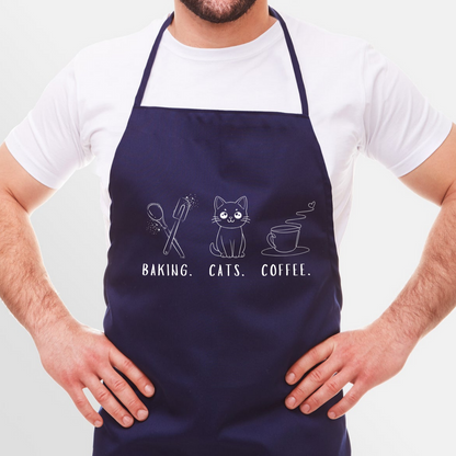 Baking, Cats, Coffee - Apron