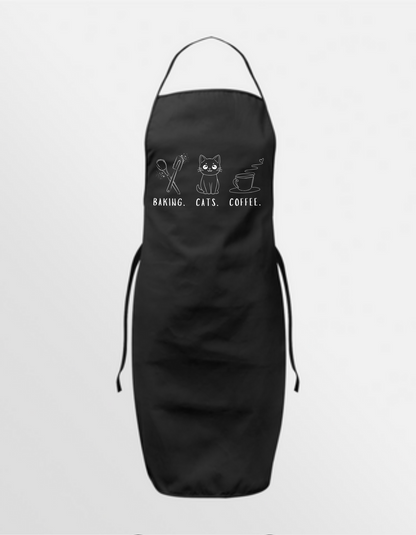 Baking, Cats, Coffee - Apron