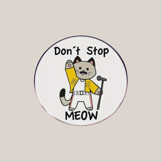 Don't Stop Meow - Enamel Lapel Pin