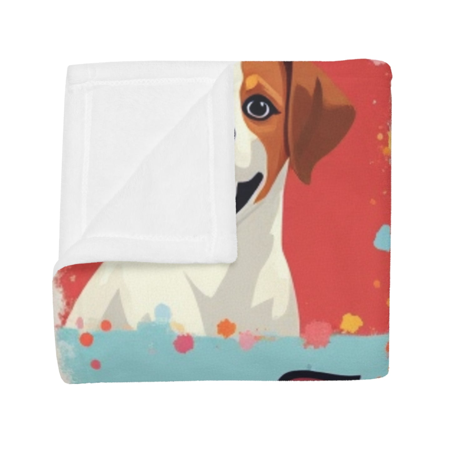Patchwork Dogs - Plush Fleece Blanket