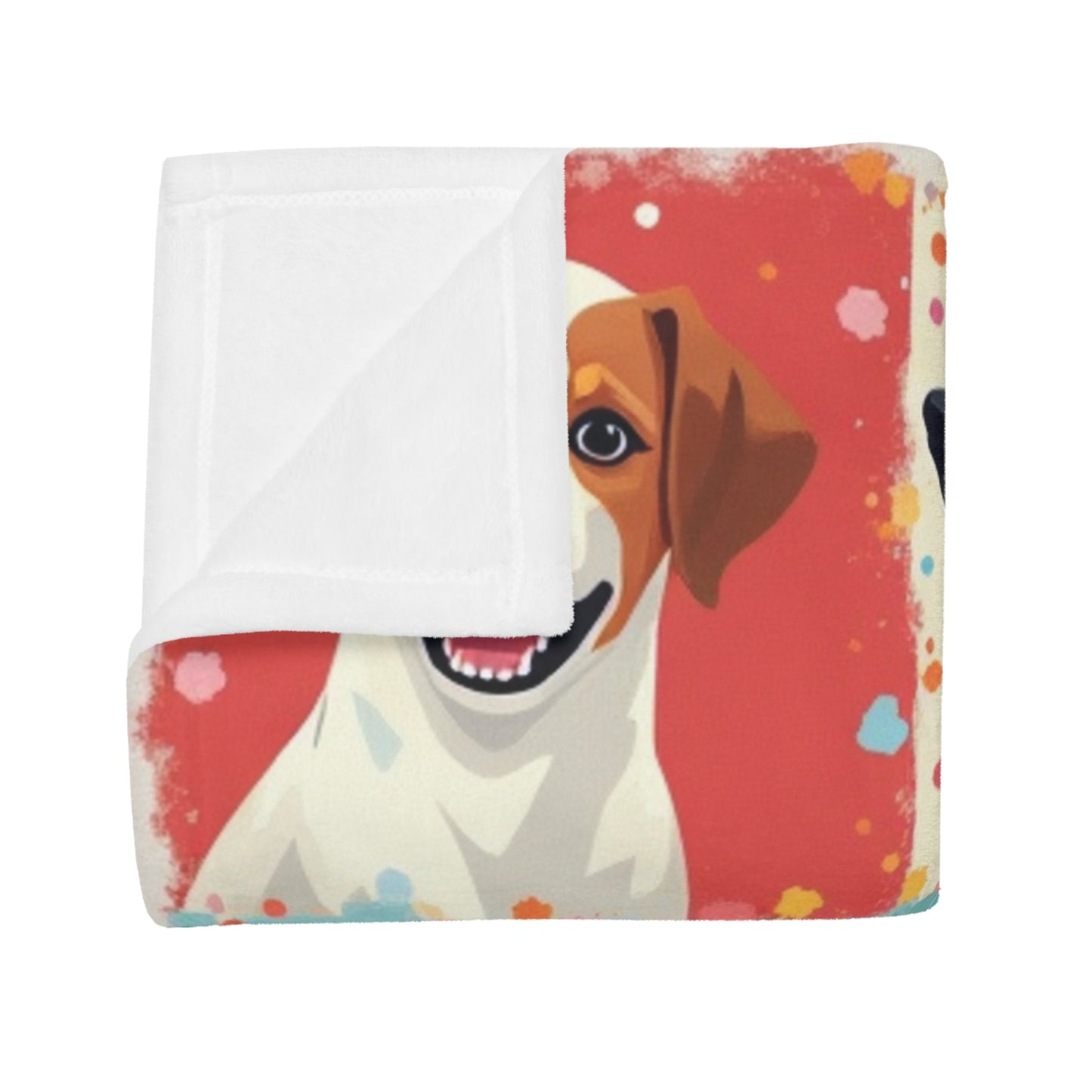 Patchwork Dogs - Plush Fleece Blanket