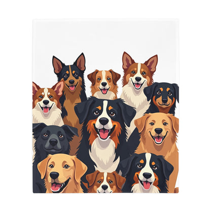 Happy Dogs - Plush Fleece Blanket