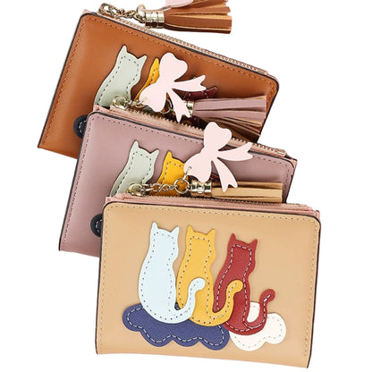 Cute Cat Wallet with Tassel
