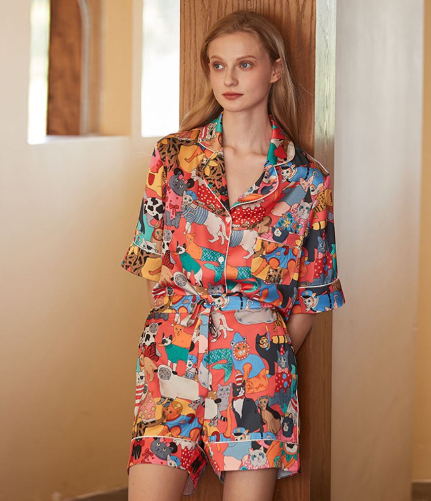 Fancy Dress Party Cat Pyjama Set