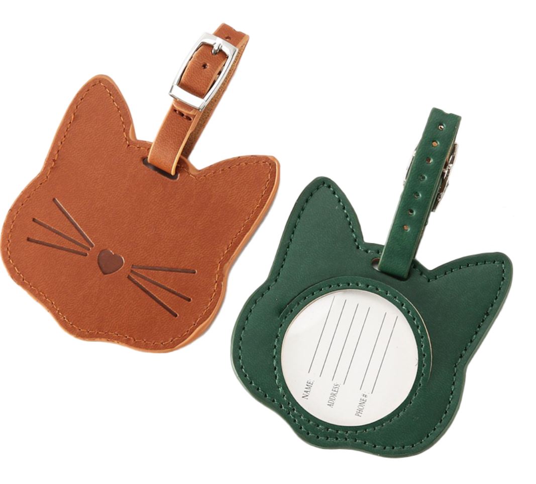 Cat Face Luggage Tag