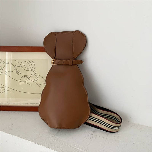 Dog Crossbody Bag with Wide Strap