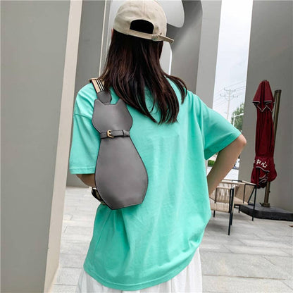 Cat Crossbody Bag with Wide Strap