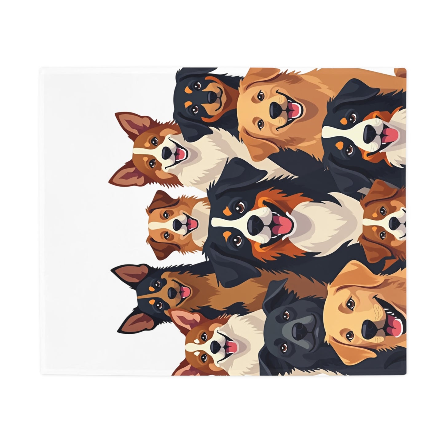 Happy Dogs - Plush Fleece Blanket