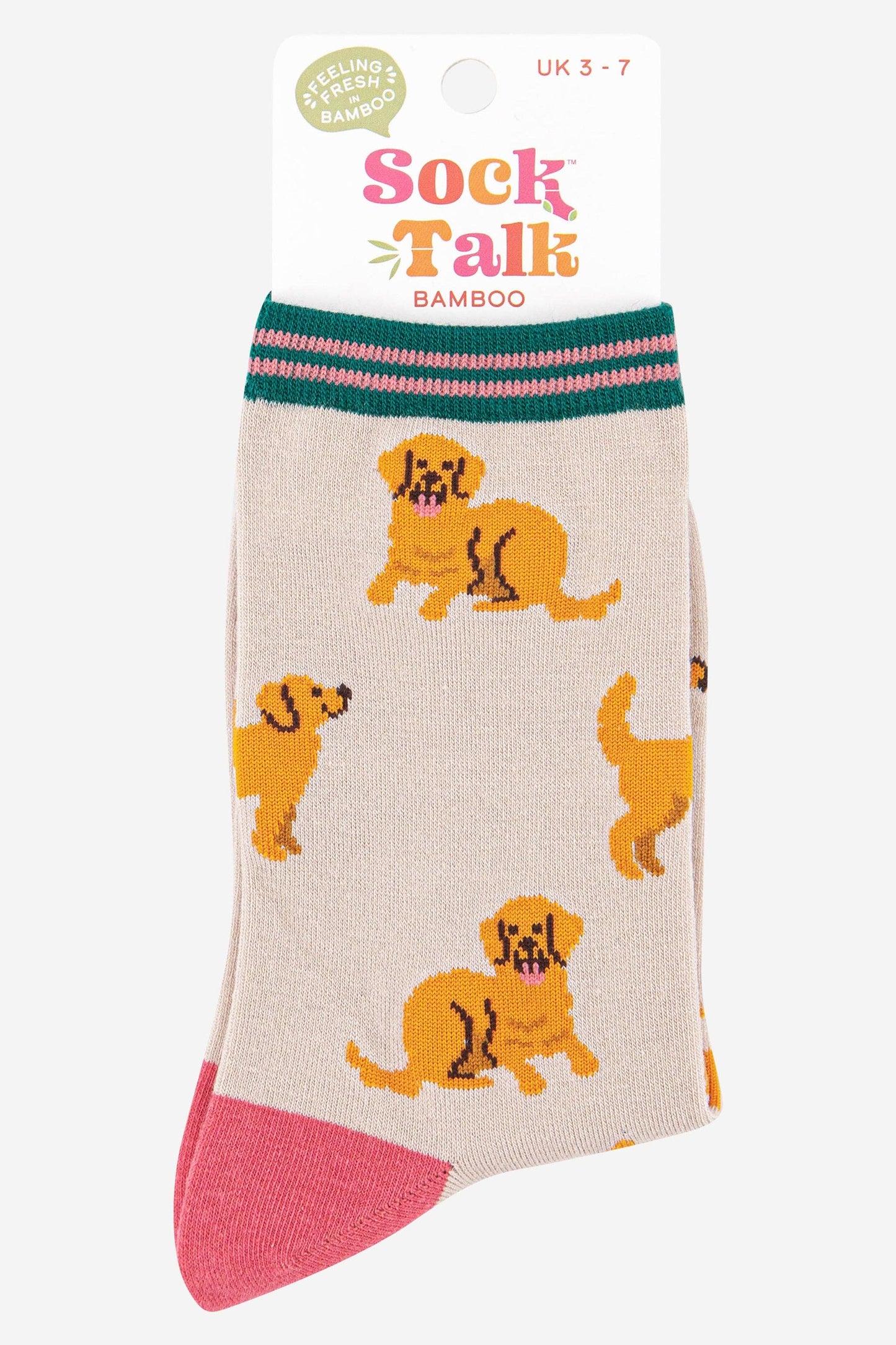 Golden Retriever - Women's Bamboo Socks