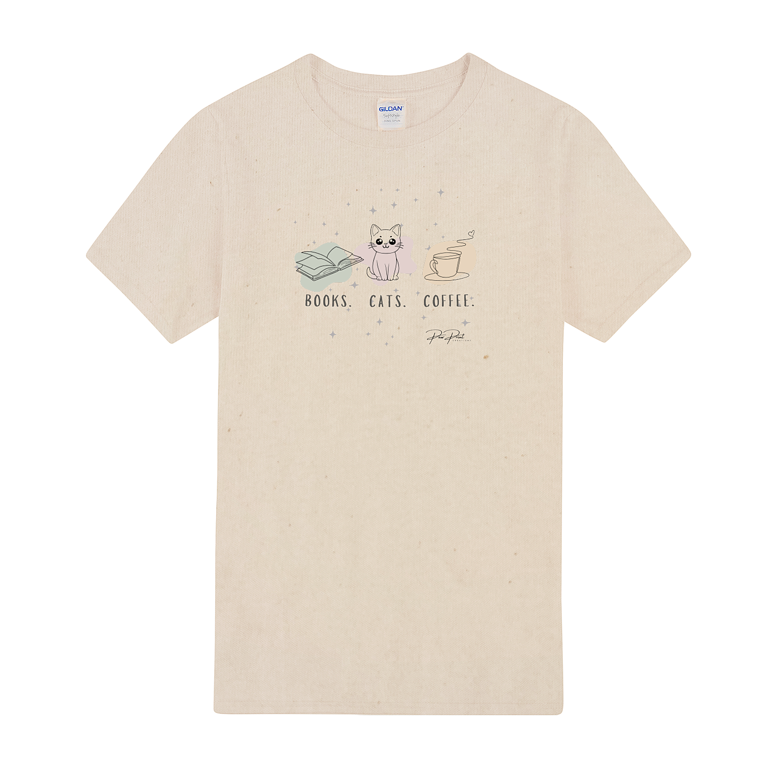 Books, Cats, Coffee T-Shirt