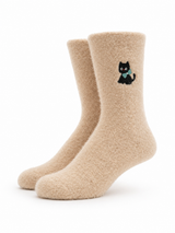 Fluffy Cat Lounge Socks