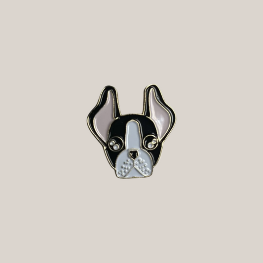 Boston Terrier Dog - Enamel Lapel Pin