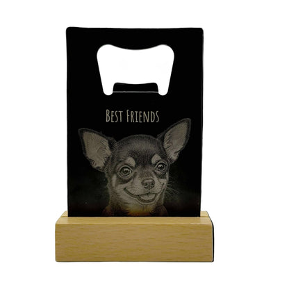 Personalised Pet Engraved Credit Card Bottle Opener