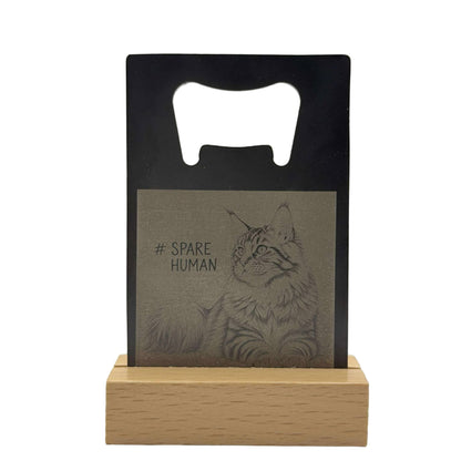 Personalised Pet Engraved Credit Card Bottle Opener