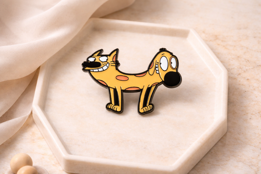 CatDog Enamel Pin