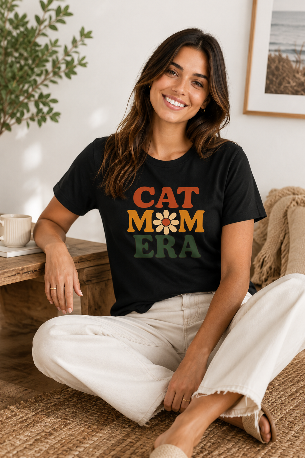 Cat Mum Era Tee