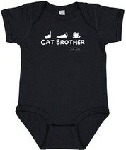 Cat Brother Baby Bodysuit