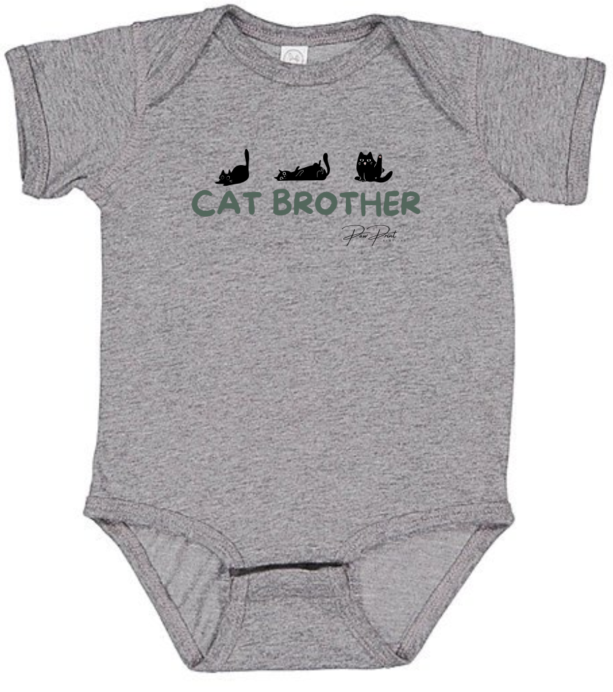 Cat Brother Baby Bodysuit