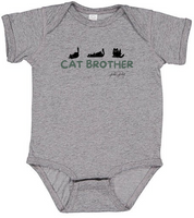 Cat Brother Baby Bodysuit