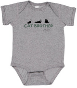 Cat Brother Baby Bodysuit