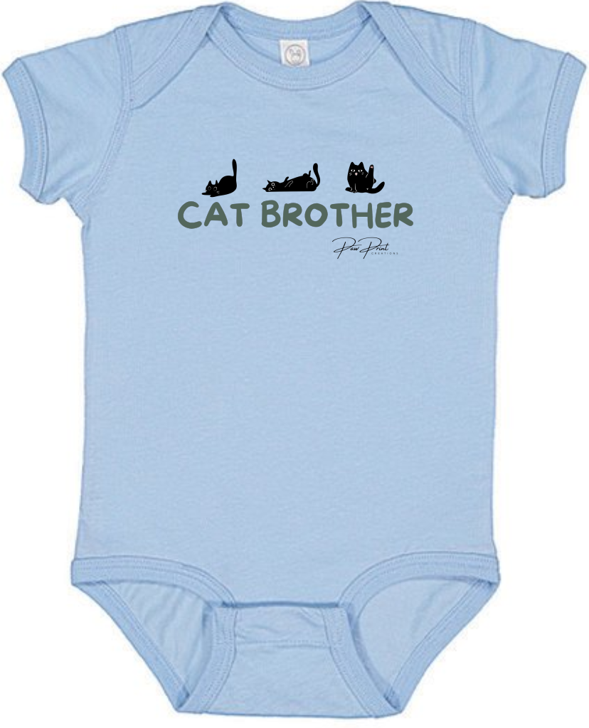 Cat Brother Baby Bodysuit