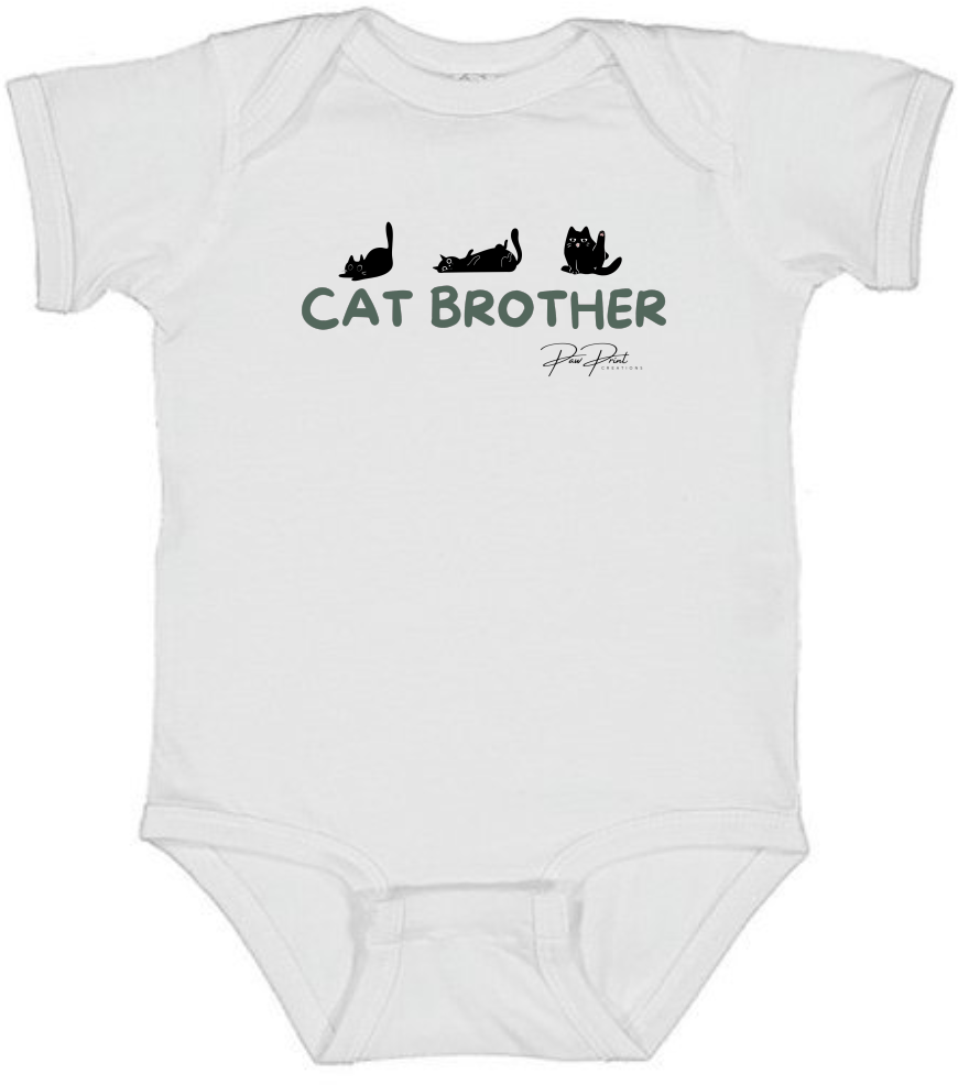 Cat Brother Baby Bodysuit