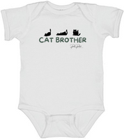 Cat Brother Baby Bodysuit