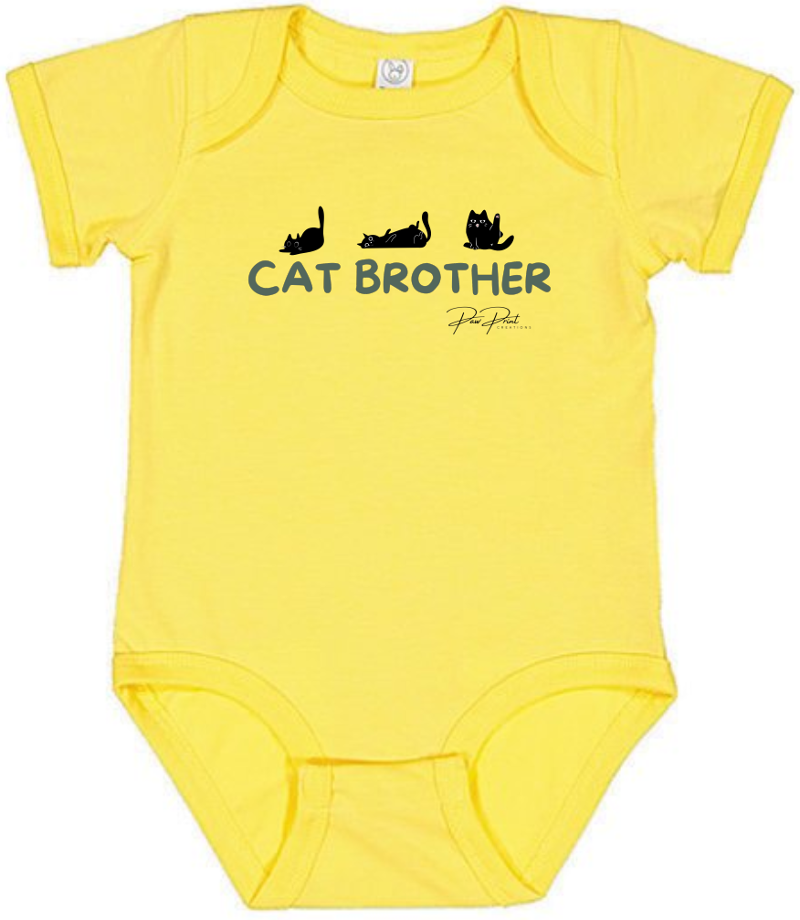 Cat Brother Baby Bodysuit