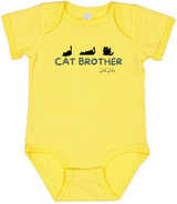 Cat Brother Baby Bodysuit